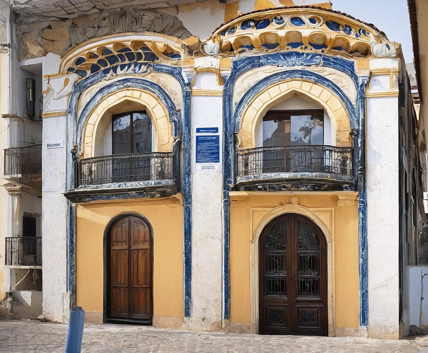 Restauración de edificio histórico con técnicas avanzadas.